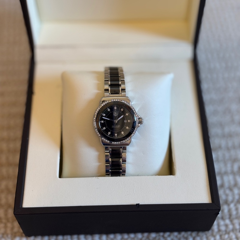 Ladies Tag Heuer Formula 1 WAH1312.BA0867 diamond bezel quartz